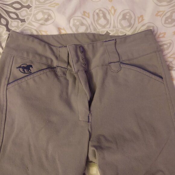 Piper Riding Breeches - Charcoal/grey color | Size: 24R - Picture 7 of 8